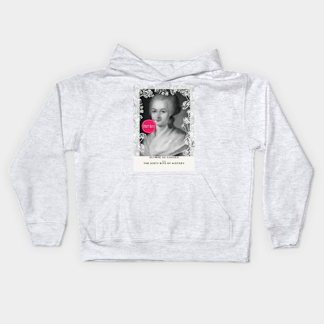 Olympe de Gouges Kids Hoodie by DirtyBits